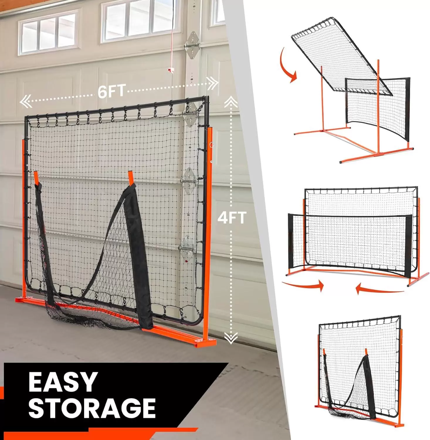 สนามพิคเคิลบอลเหล็ก 2-in-1 ขนาด 6*6 ฟุต IV