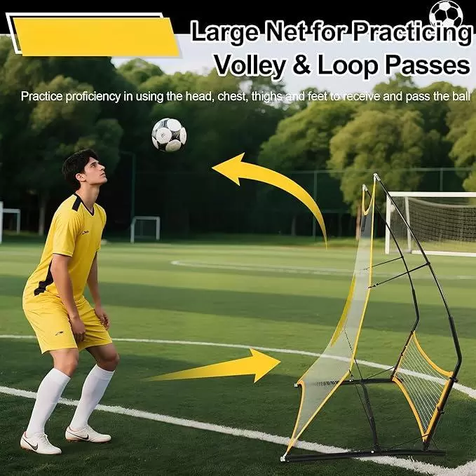 ตาข่ายฟุตบอลแบบสองด้าน สูงต่ำ เด้งกลับได้