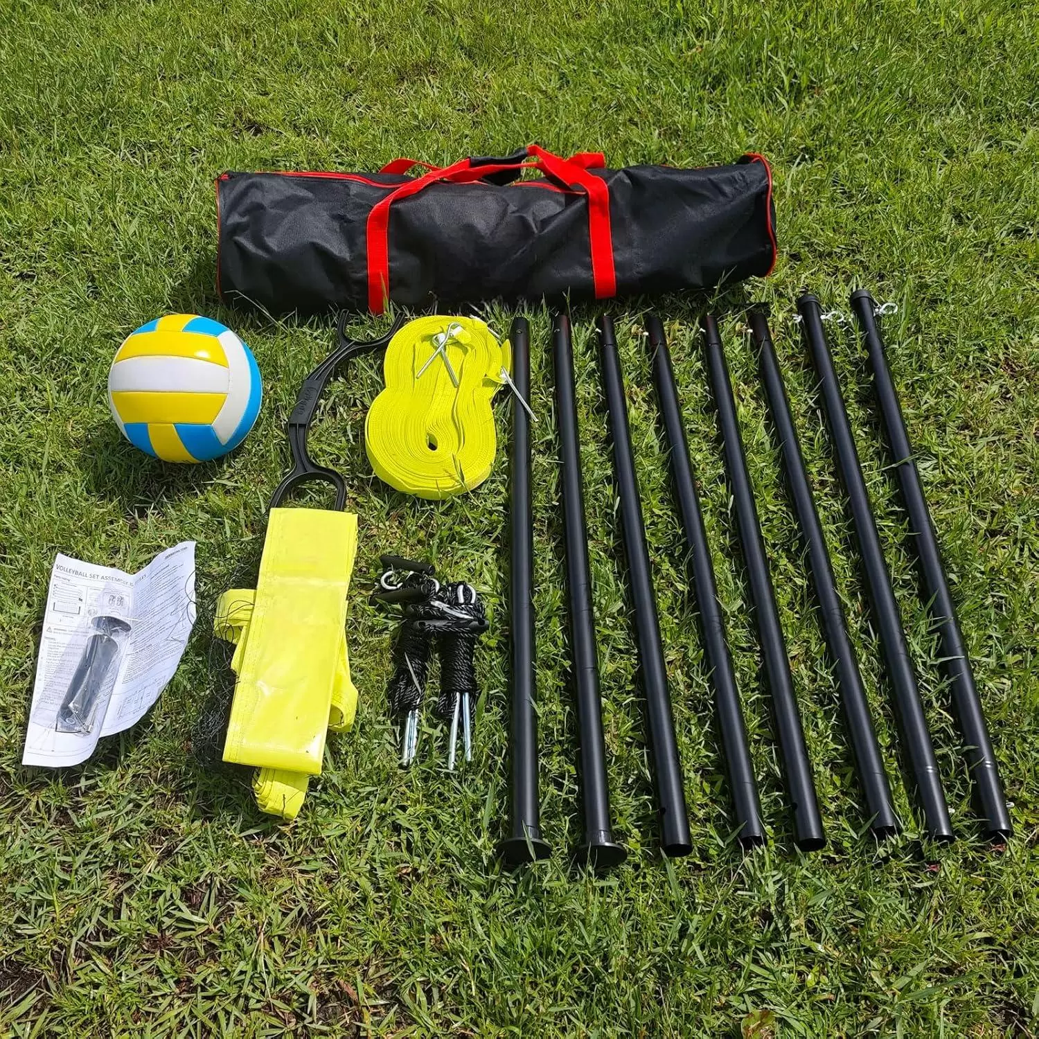 ตาข่ายฝึกซ้อมวอลเลย์บอลอเนกประสงค์ ปรับความยาวได้