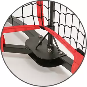 ตาข่ายกั้นหลังสนามเบสบอลและซอฟต์บอล