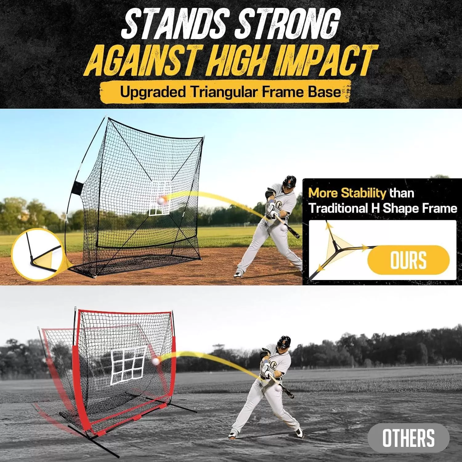 ตาข่ายฝึกซ้อมเบสบอล