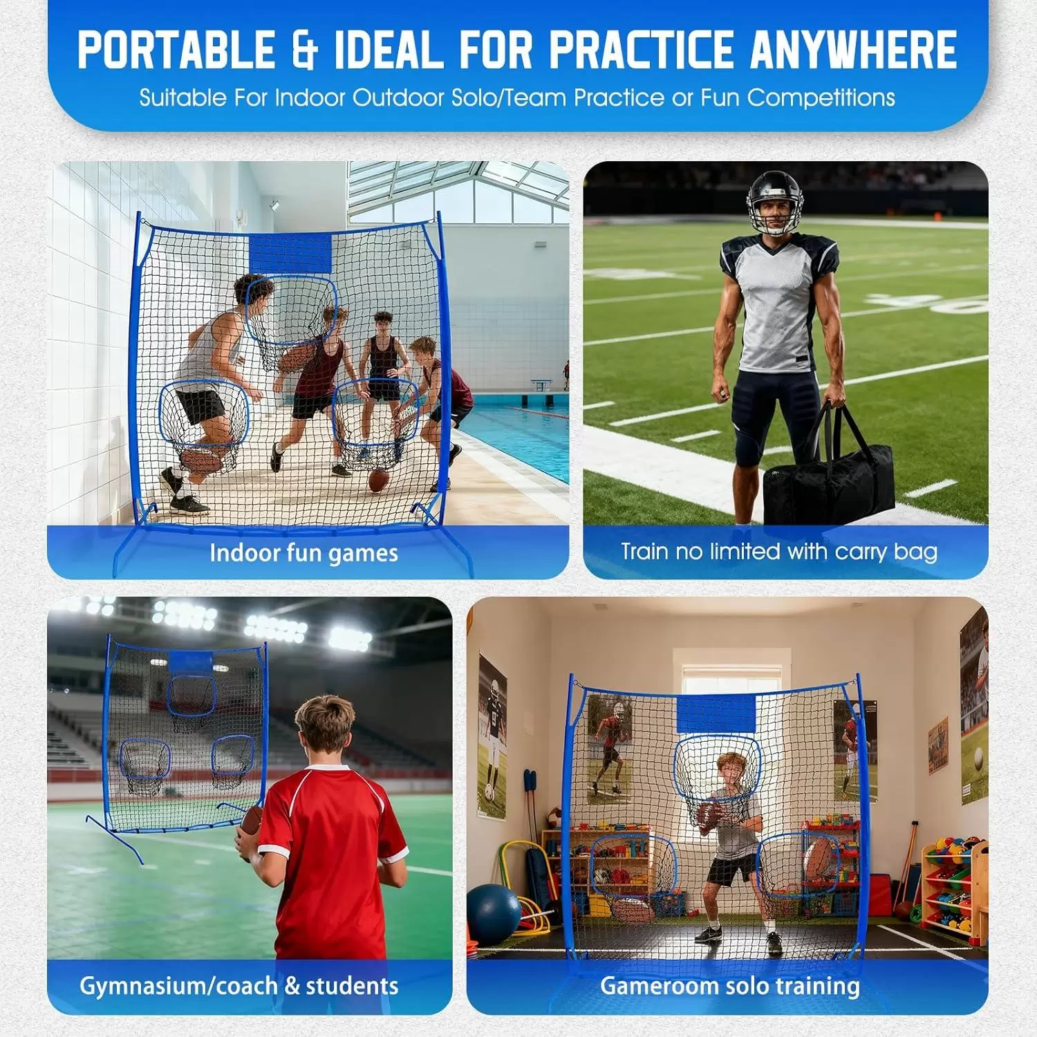 ตาข่ายฝึกซ้อมการขว้างรักบี้ II