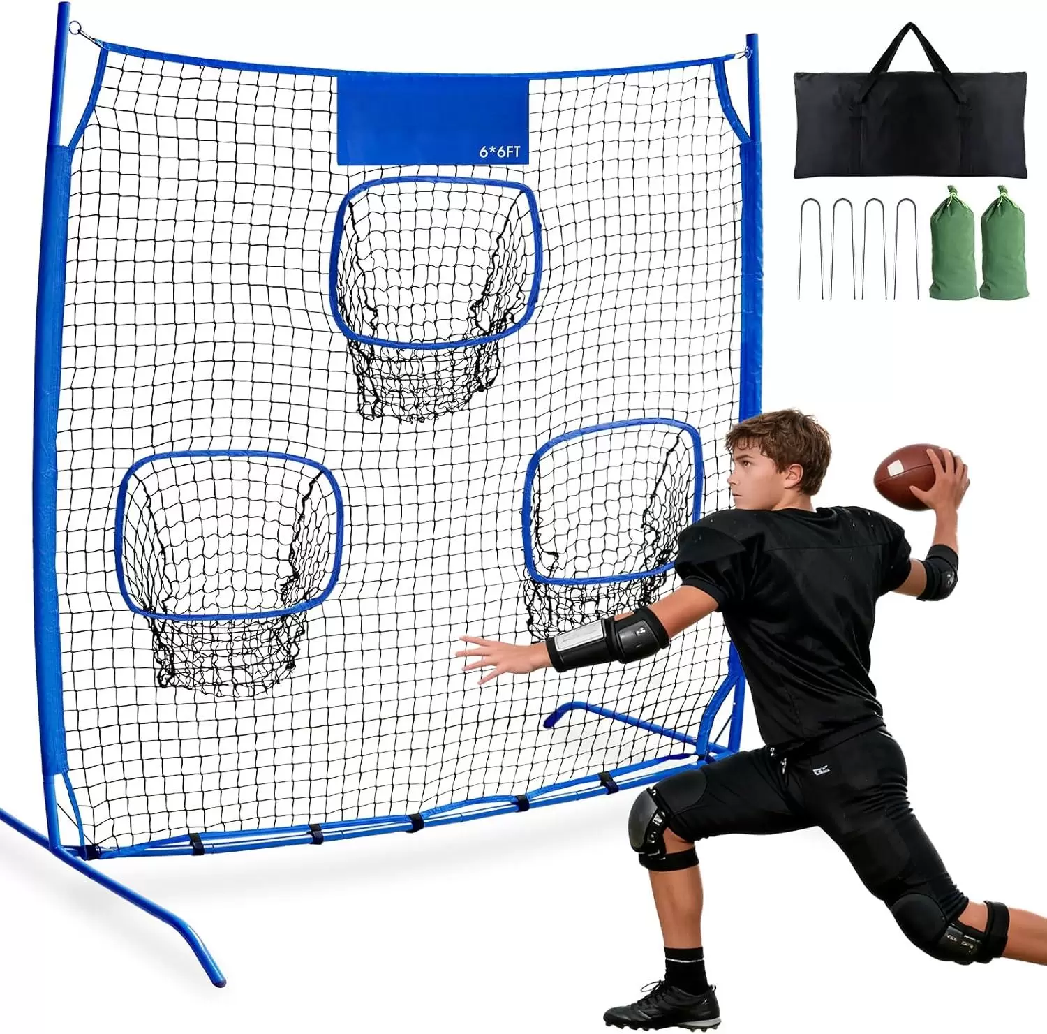 ตาข่ายฝึกซ้อมการขว้างรักบี้ III