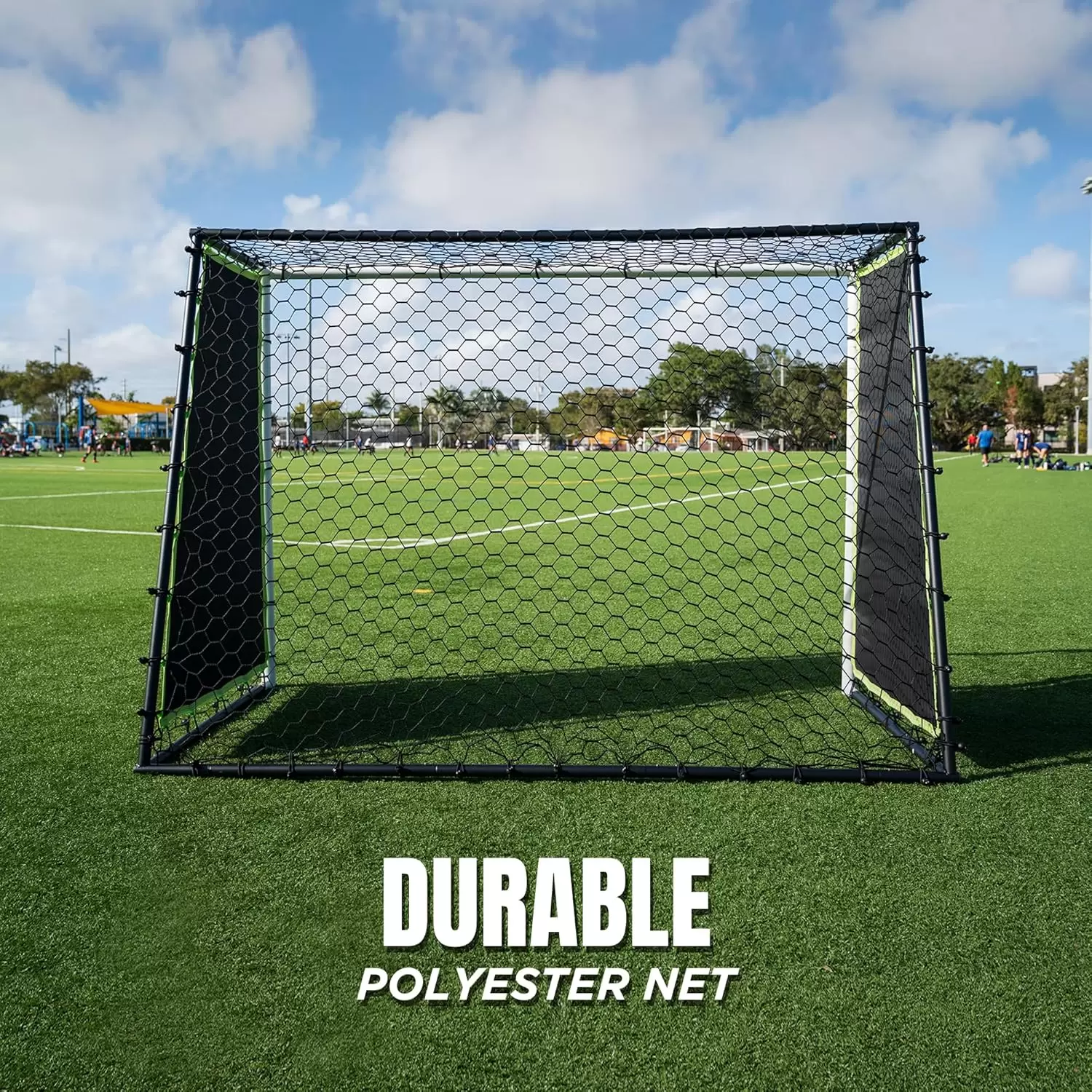 อุปกรณ์ฝึกซ้อมการรีบาวด์ประตูฟุตบอล 3-in-1