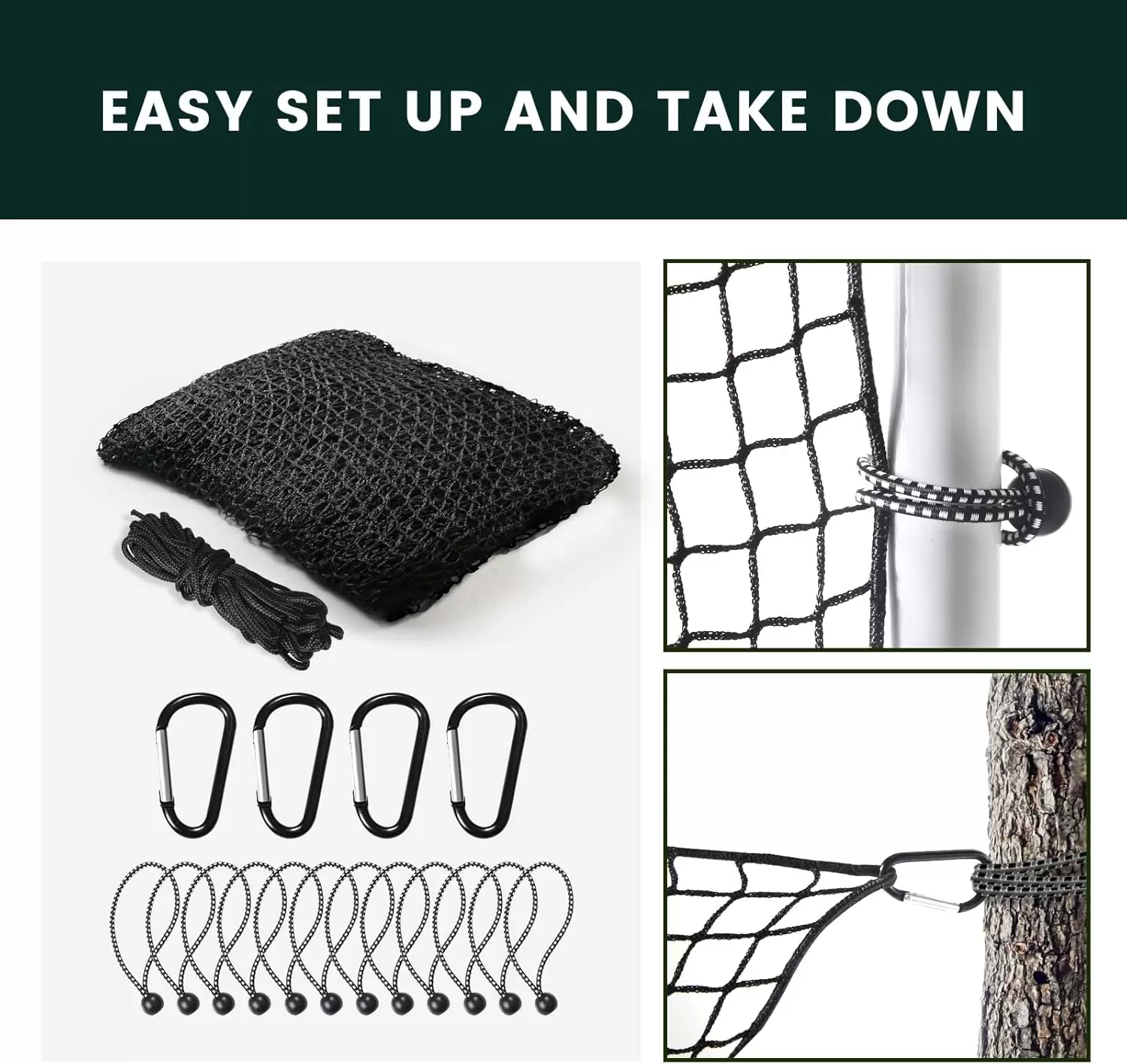 ตาข่ายกั้นแบบเรียบเย็บขอบ