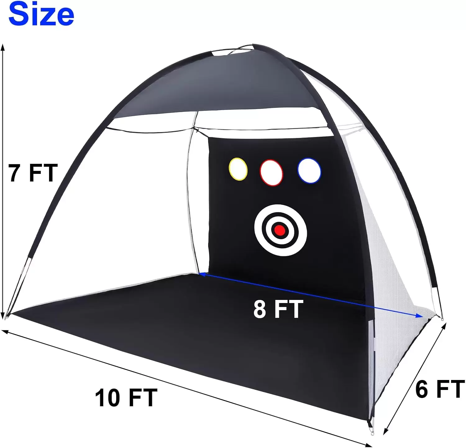 ตาข่ายซ้อมกอล์ฟทรงเต็นท์ &Iota;